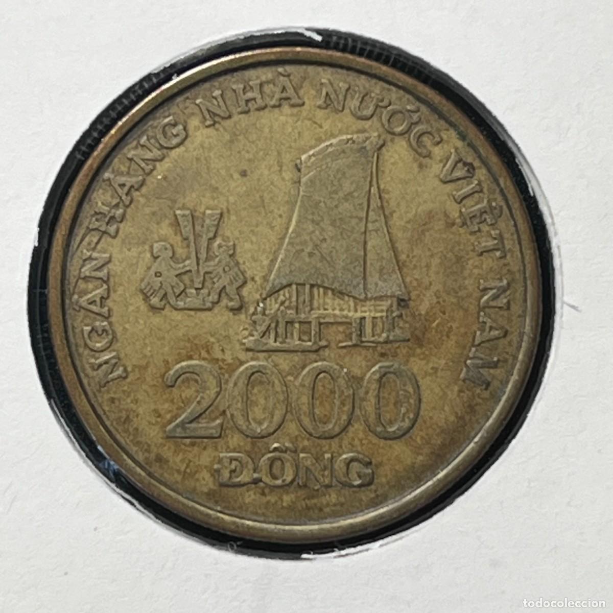 Monedas antiguas de Asia: VIETNAM 2000 DONG 2003 KM#75 - Foto 2