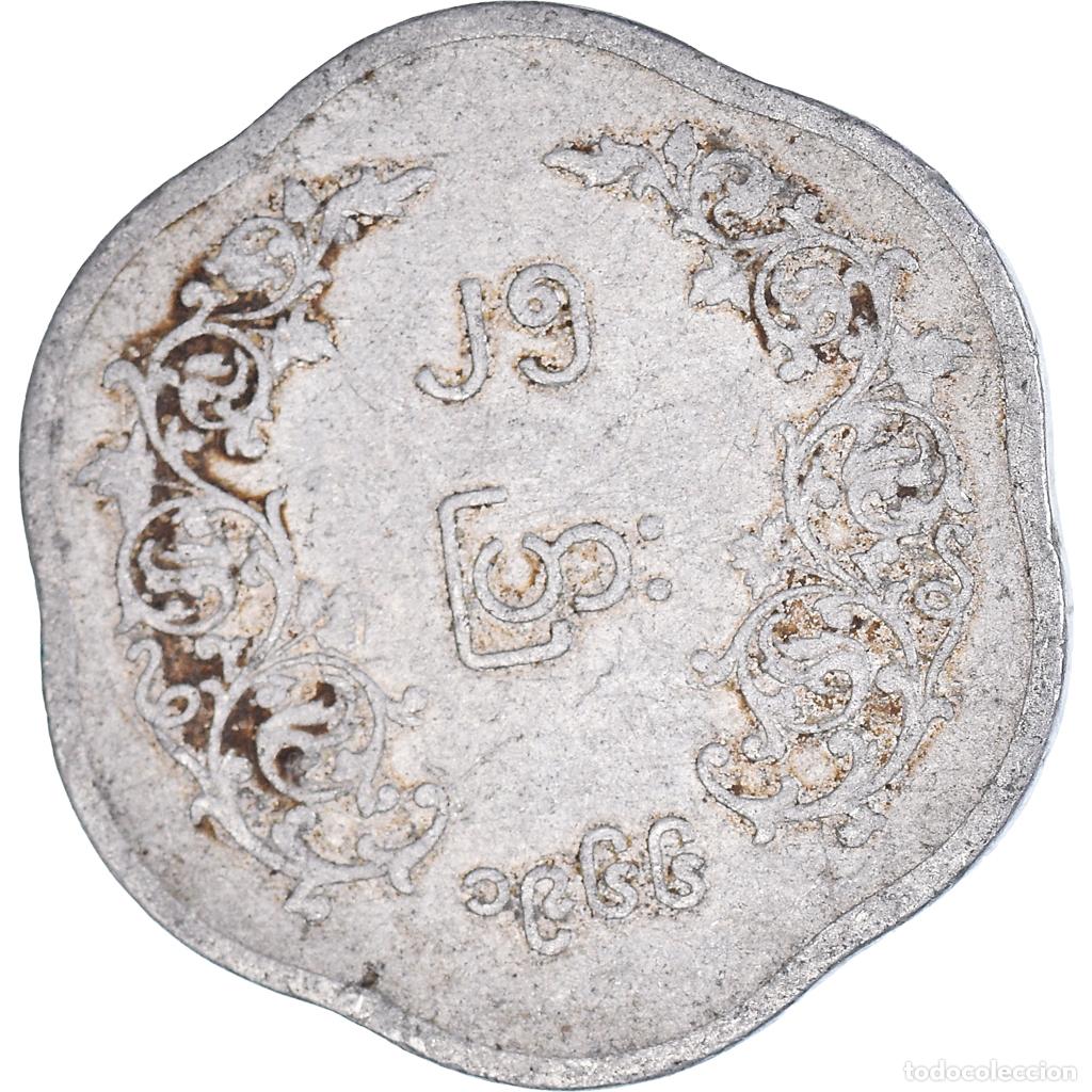 Monedas antiguas de Asia: [#1422129] Moneda, Myanmar, 25 Pyas, 1966 - Foto 2