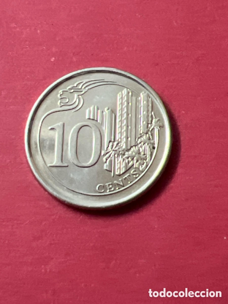 Monedas antiguas de Asia: C1341. SINGAPUR 10 CENTIMOS 2018 - Foto 2