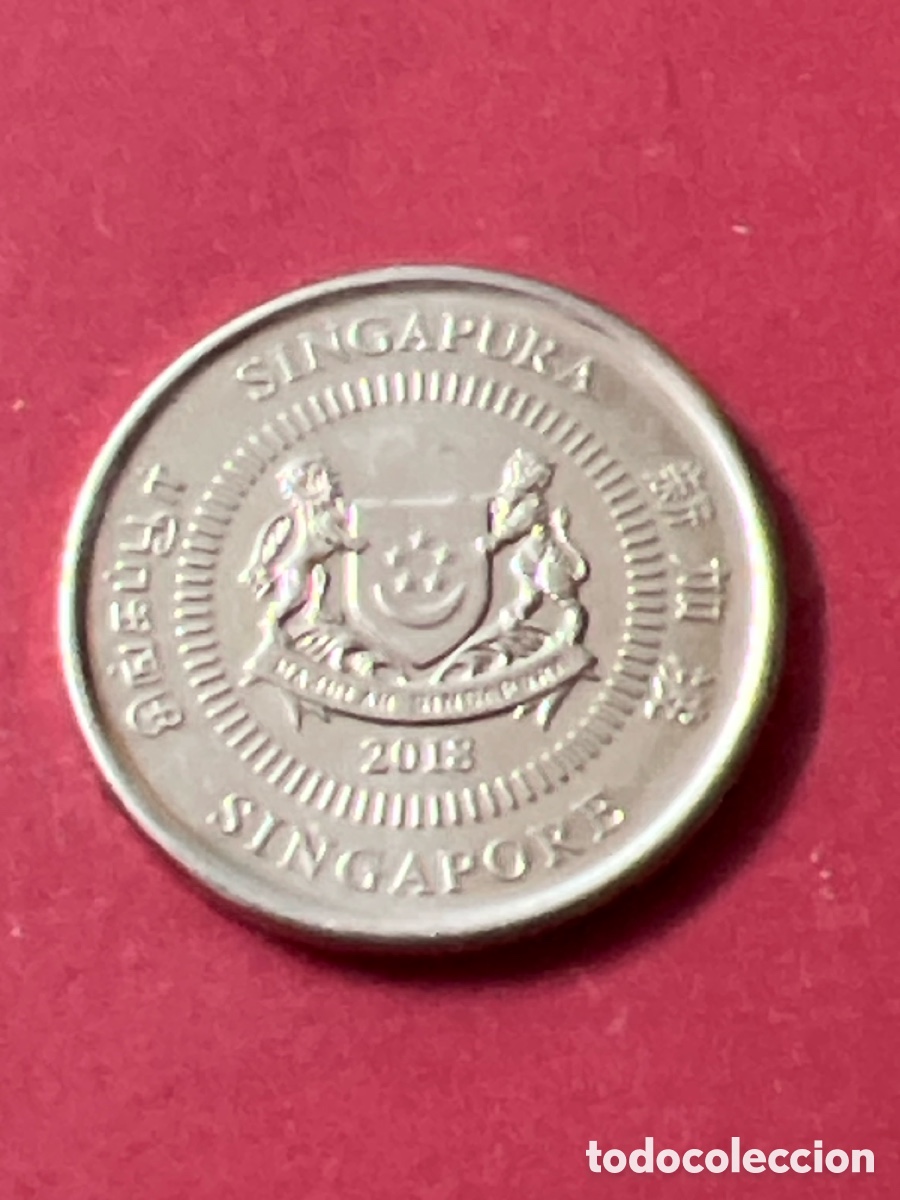 Monedas antiguas de Asia: C1341. SINGAPUR 10 CENTIMOS 2018 - Foto 1
