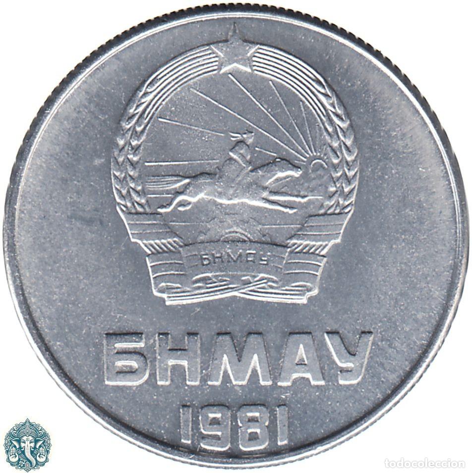 Monedas antiguas de Asia: MONGOLIA 2 Mongo 1981 KM#28 - Foto 2