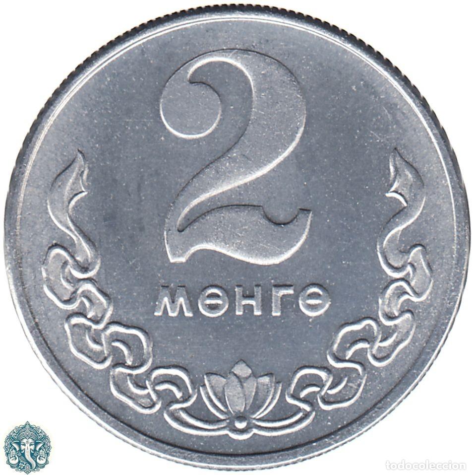 Monedas antiguas de Asia: MONGOLIA 2 Mongo 1981 KM#28 - Foto 1