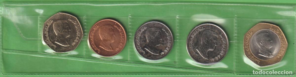 Alte M&uuml;nzen aus Asien: MONEDAS EXTRANJERAS - JORDANIA - 1-5-10 piastras 1/4-1/2 dinar - 2000-04-06 - KM-73-4-8-9-83