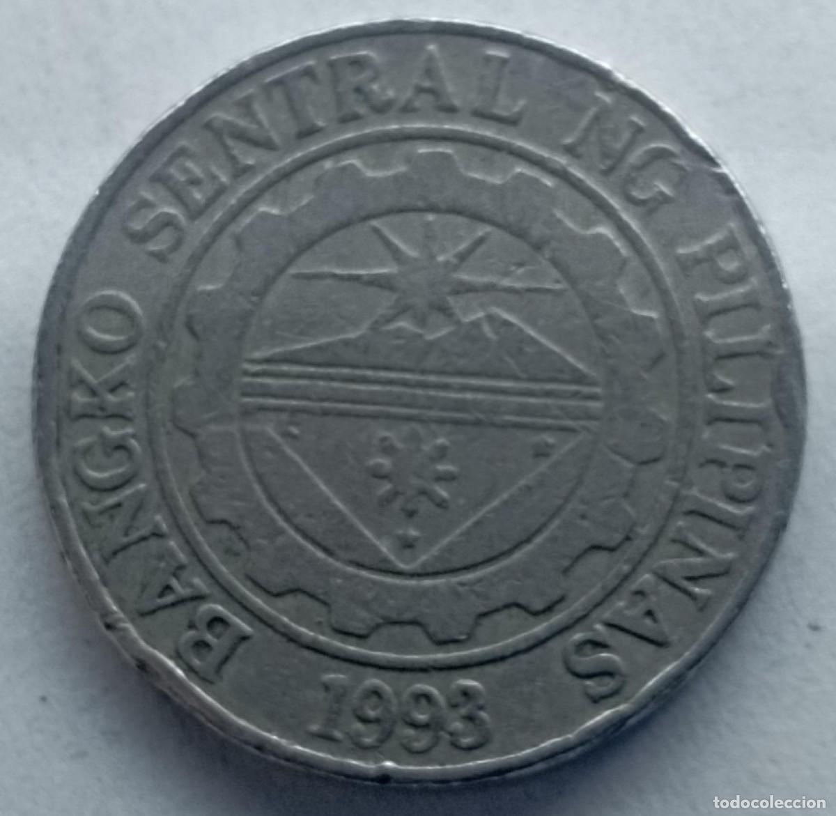 Monedas antiguas de Asia: Moneda de Filipinas 1 piso de 1996 - Foto 2