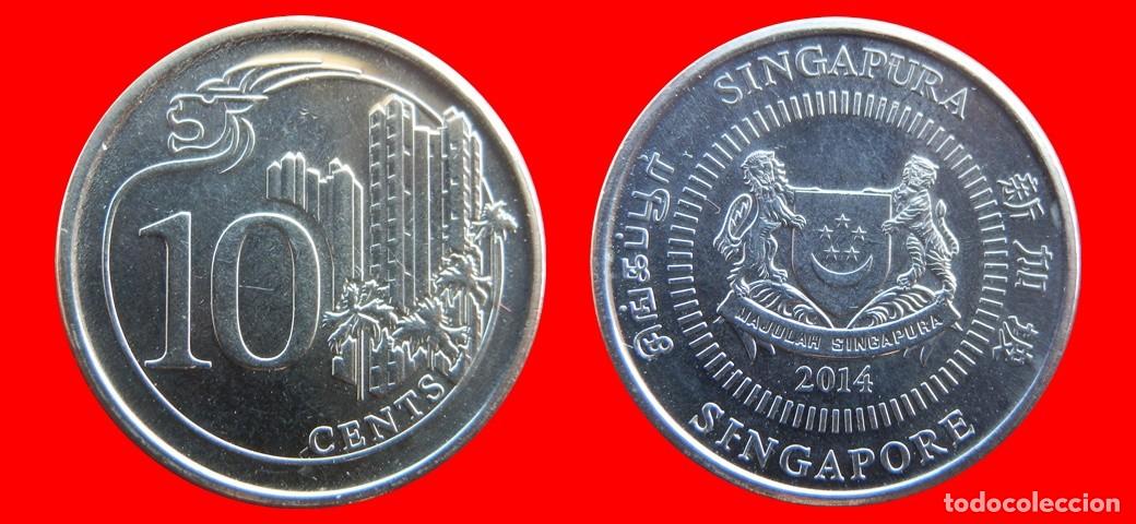 Monete antiche di Asia: 10 CENTAVOS 2014 SINGAPUR-141298