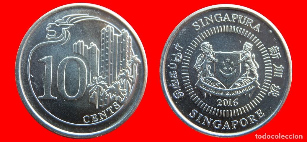 Monete antiche di Asia: 10 CENTAVOS 2016 SINGAPUR-141299