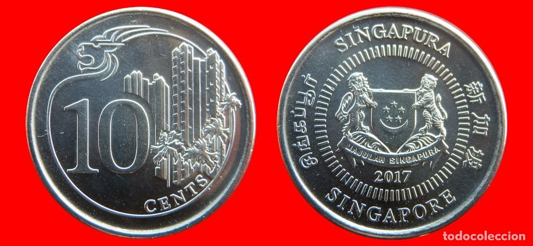 Monete antiche di Asia: 10 CENTAVOS 2017 SINGAPUR-141300