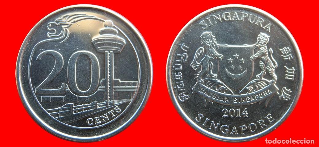 Monete antiche di Asia: 20 CENTAVOS 2014 SINGAPUR-141306