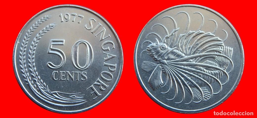 Monete antiche di Asia: 50 CENTAVOS 1977 SINGAPUR-141315
