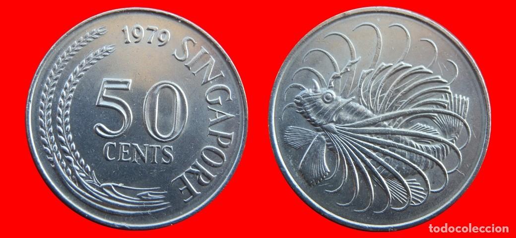 Monete antiche di Asia: 50 CENTAVOS 1979 SINGAPUR-141316