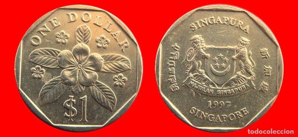 Monete antiche di Asia: 1 DOLAR 1997 SINGAPUR-141332