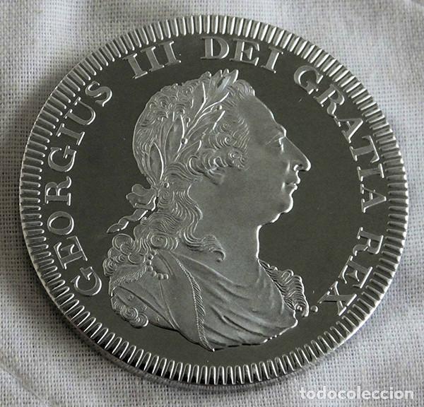 Alte M&uuml;nzen aus Asien: CEYLAN - REPLICA DE LA CORONA DE 1808 - JORGE III - SIN CIRCULAR - ALUMINIO