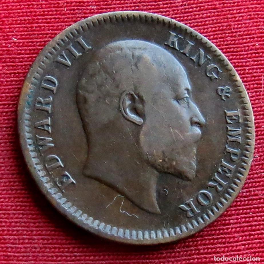 Monedas antiguas de Asia: India 1/4 anna 1908 . - Foto 2