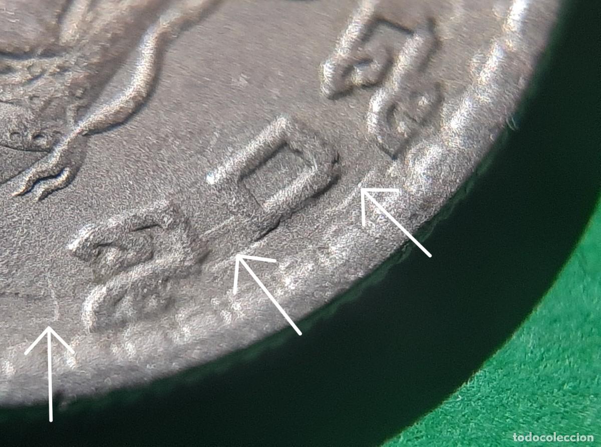 Monedas antiguas de Asia: (TAILANDIA)(ERROR)(1962) 1 BAHT CON REPINTE - Foto 8