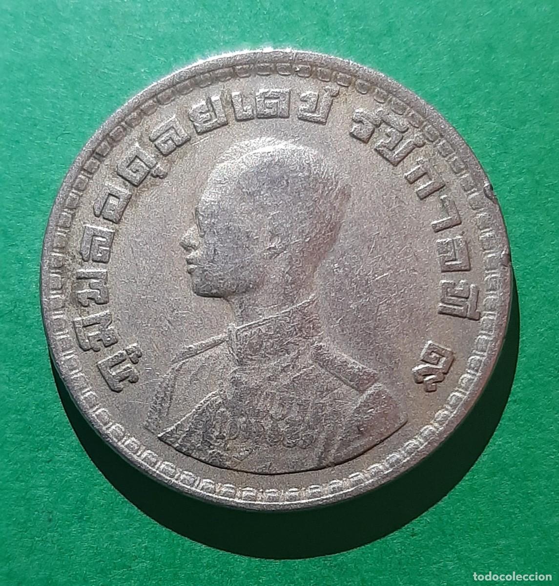Monedas antiguas de Asia: (TAILANDIA)(ERROR)(1962) 1 BAHT CON REPINTE - Foto 13