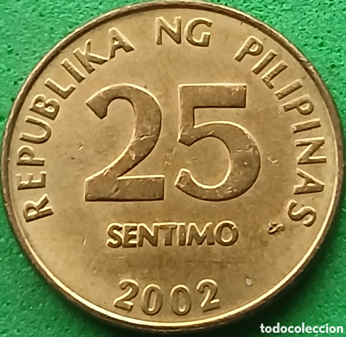 Monedas antiguas de Asia: Filipinas 25 centimos 2002 km#271