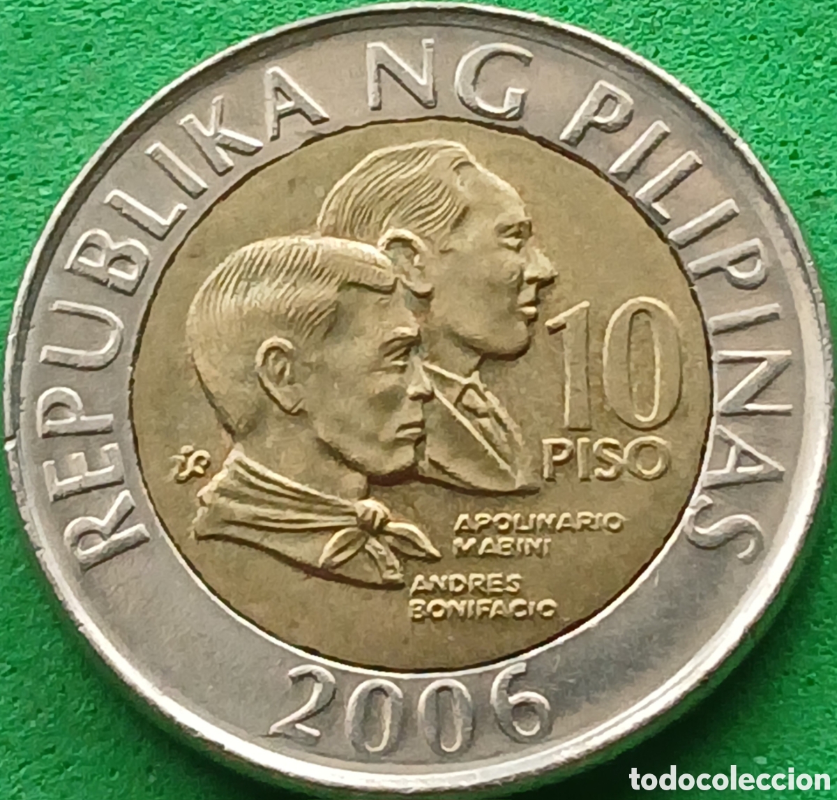 Monedas antiguas de Asia: Filipinas 10 pesos 2006 km#278