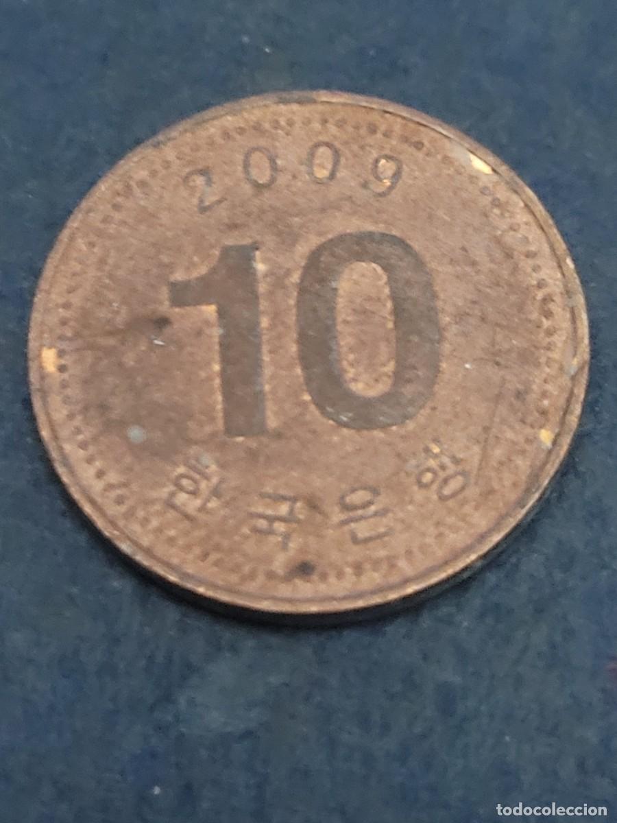 Monedas antiguas de Asia: Moneda 10 won 2009 Corea del Sur - Foto 2