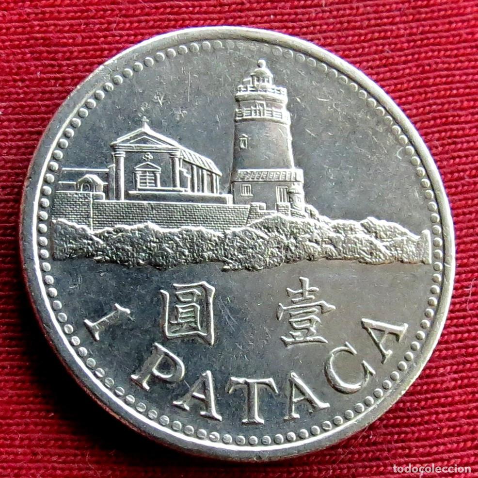 Monedas antiguas de Asia: Macau 1 pataca 1992 macao #1 - Foto 1