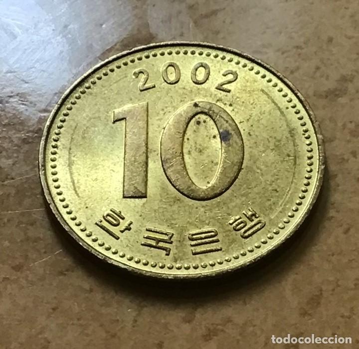 Monedas antiguas de Asia: 10 won de Corea del Sur. A&ntilde;o 2002 - Foto 1