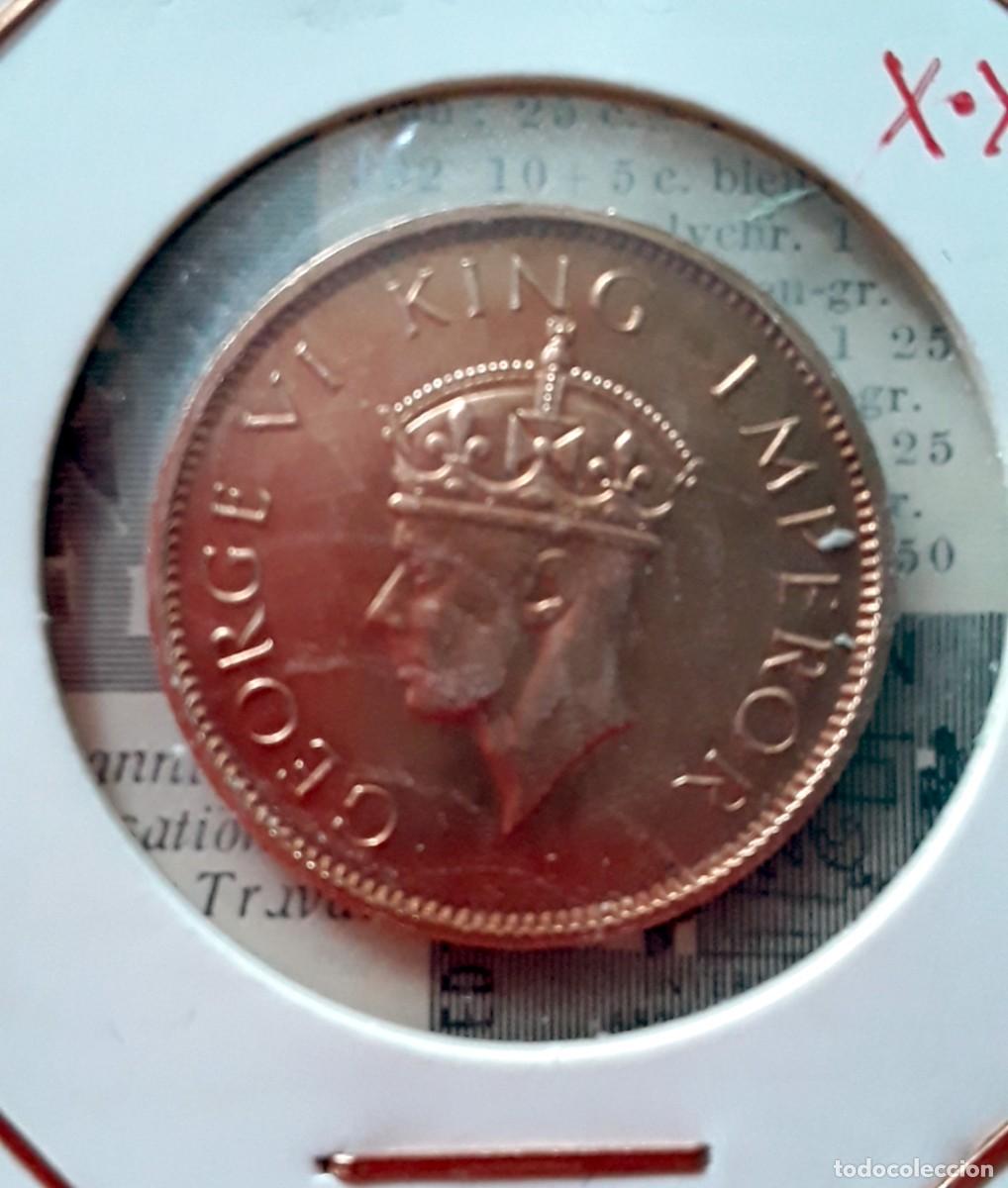 Old Coins of Asia: Moneda de 1/4 Anna de India Brit&aacute;nica 1941 - George VI