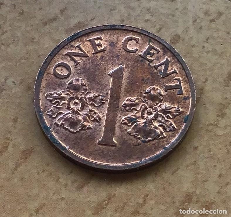 Monedas antiguas de Asia: 1 centavo de Singapur. A&ntilde;o 1989 - Foto 1
