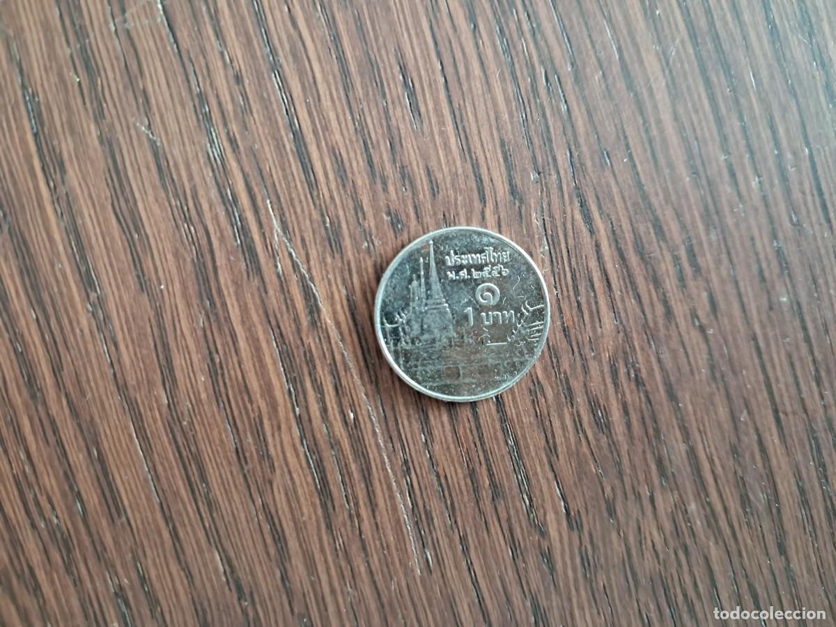 Monedas antiguas de Asia: moneda de 1 bath, Tailandia. - Foto 2
