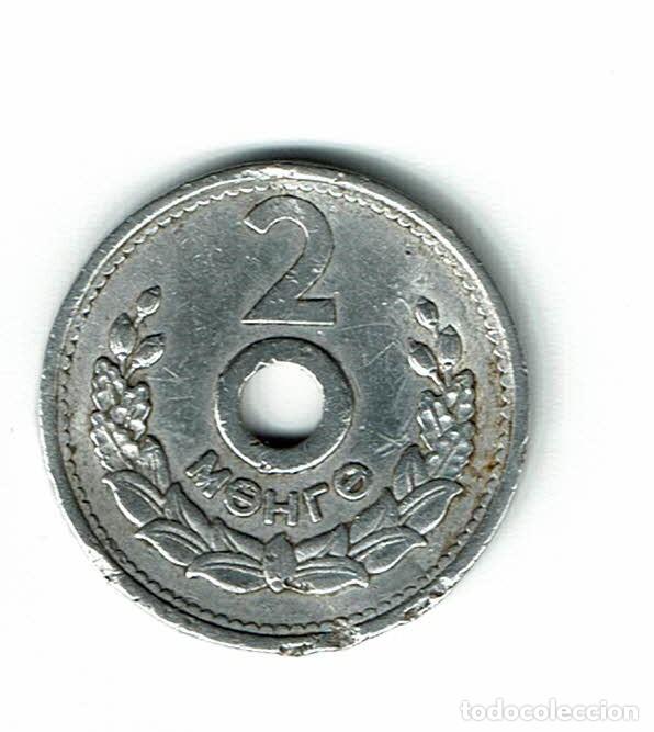 Monedas antiguas de Asia: MONGOLIA 2 mongo 1959 - Foto 1