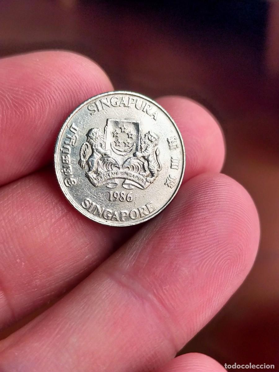 Monedas antiguas de Asia: MONEDA DE 20 VEINTE CENTAVOS CENTS 1986 SINGAPUR MUY BUENA CONSERVACION SINGAPOUR
