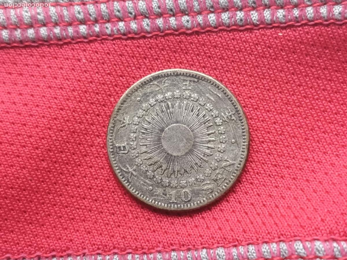 Monedas antiguas de Asia: Jap&oacute;n, Yoshihito, 10 Sen, plata