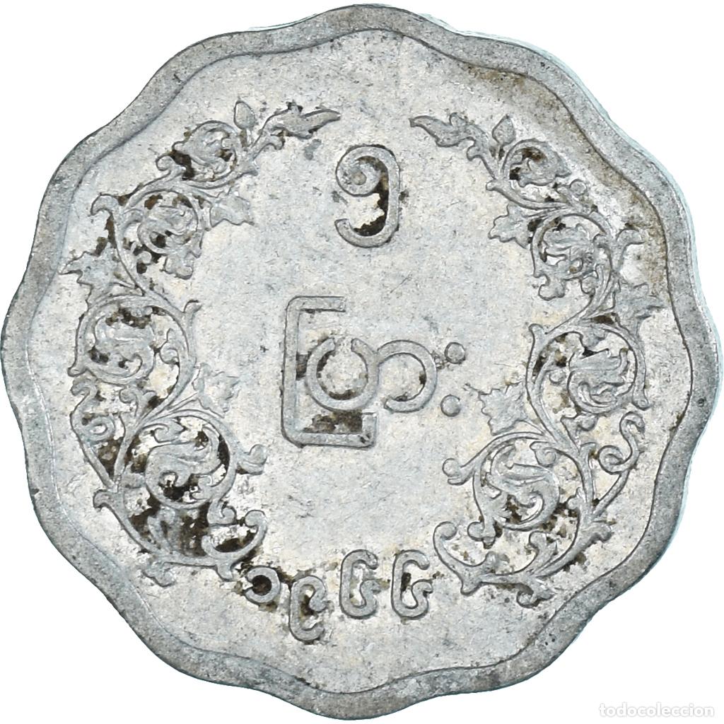 Monedas antiguas de Asia: [#1494823] Moneda, Myanmar, 5 Pyas, 1966 - Foto 2