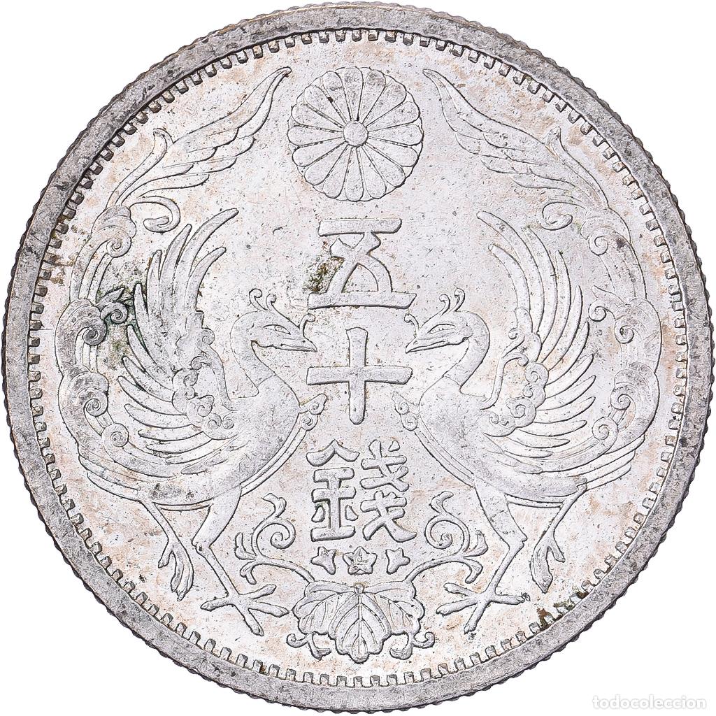 Monedas antiguas de Asia: [#1507697] Jap&oacute;n, Hirohito, 50 Sen, Showa, Year 12 (1937), Plata, EBC