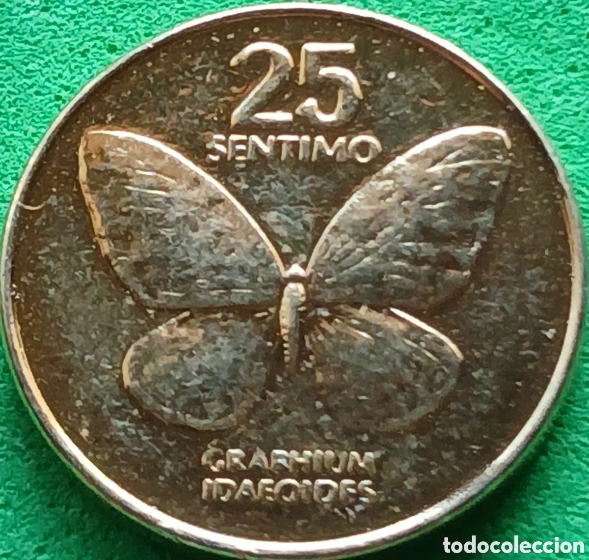 Alte M&uuml;nzen aus Asien: Filipinas 25 centimos 1993 km#241.2 poco com&uacute;n