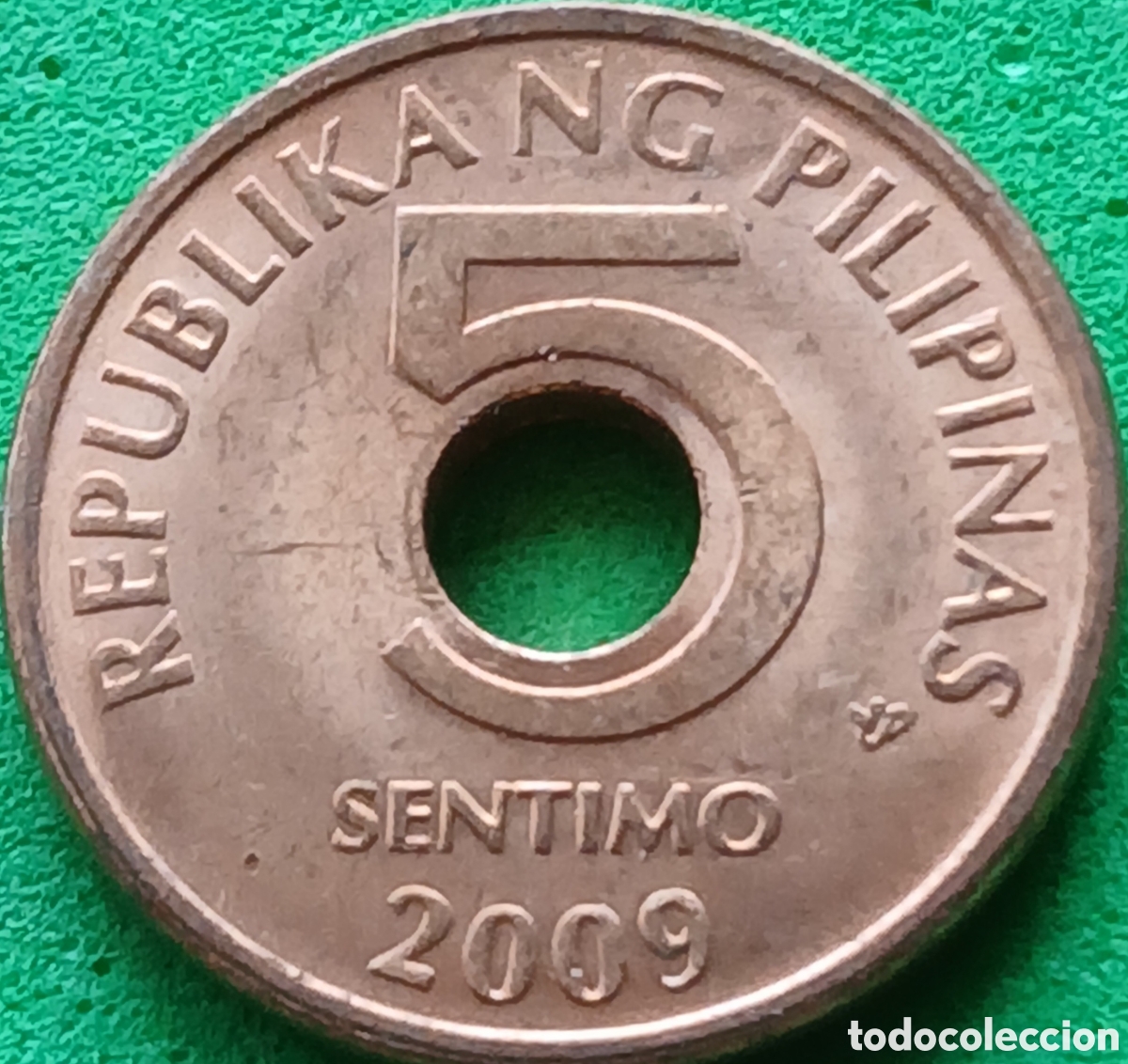 Monedas antiguas de Asia: Filipinas 5 centimos 2009 km#268