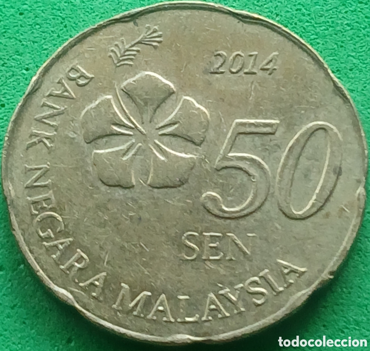 Monedas antiguas de Asia: Malasia 50 sen 2014 km#204