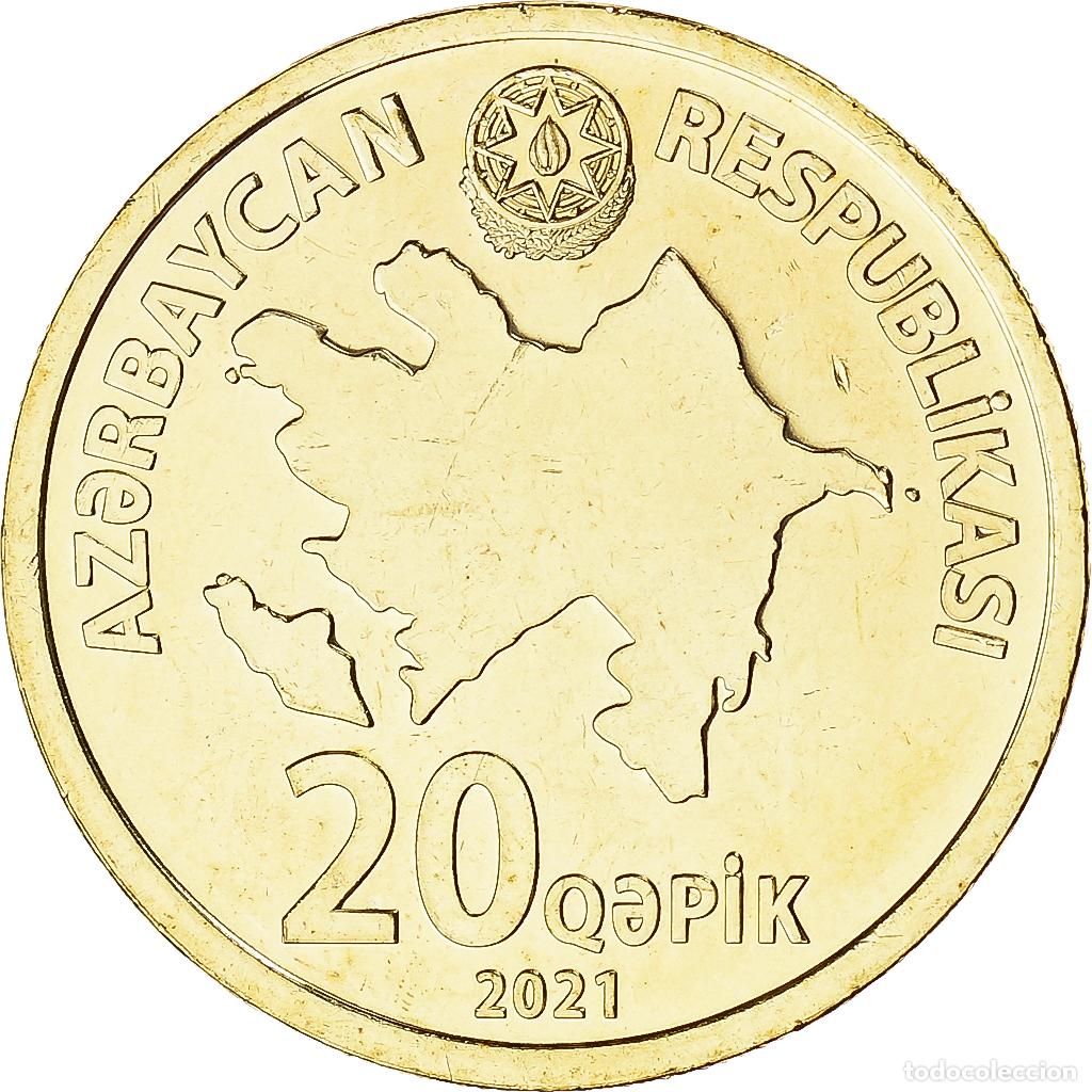 Monedas antiguas de Asia: [#1181627] Moneda, Azerbaiy&aacute;n, 20 Qapik, 2021, SC, laiton, KM:90