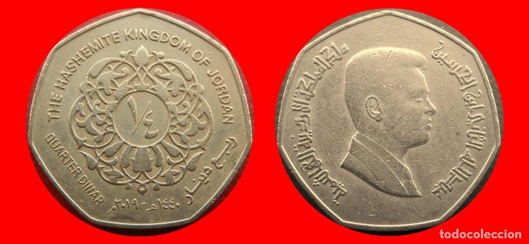 Monedas antiguas de Asia: 1/4 DINAR 2019 JORDANIA-143553