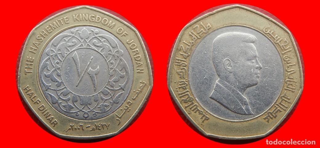 Monedas antiguas de Asia: 1/2 DINAR 2006 JORDANIA-143556
