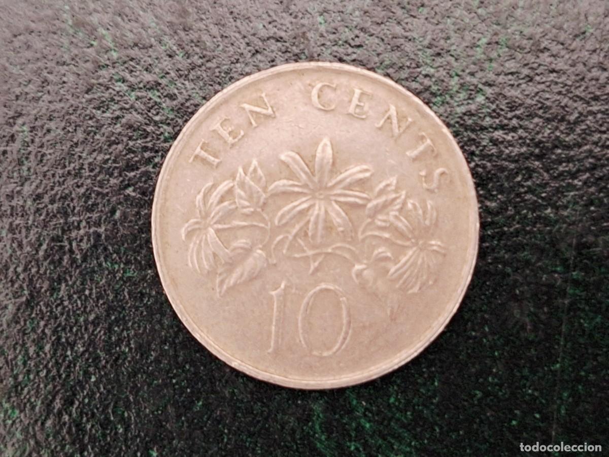 Monedas antiguas de Asia: MONEDA SINGAPUR 10 CENTIMOS 1989 M_3 - Foto 2