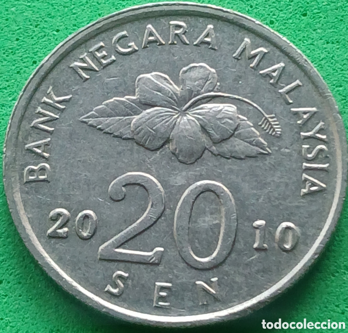 Monedas antiguas de Asia: Malasia 20 sen 2010 km#52