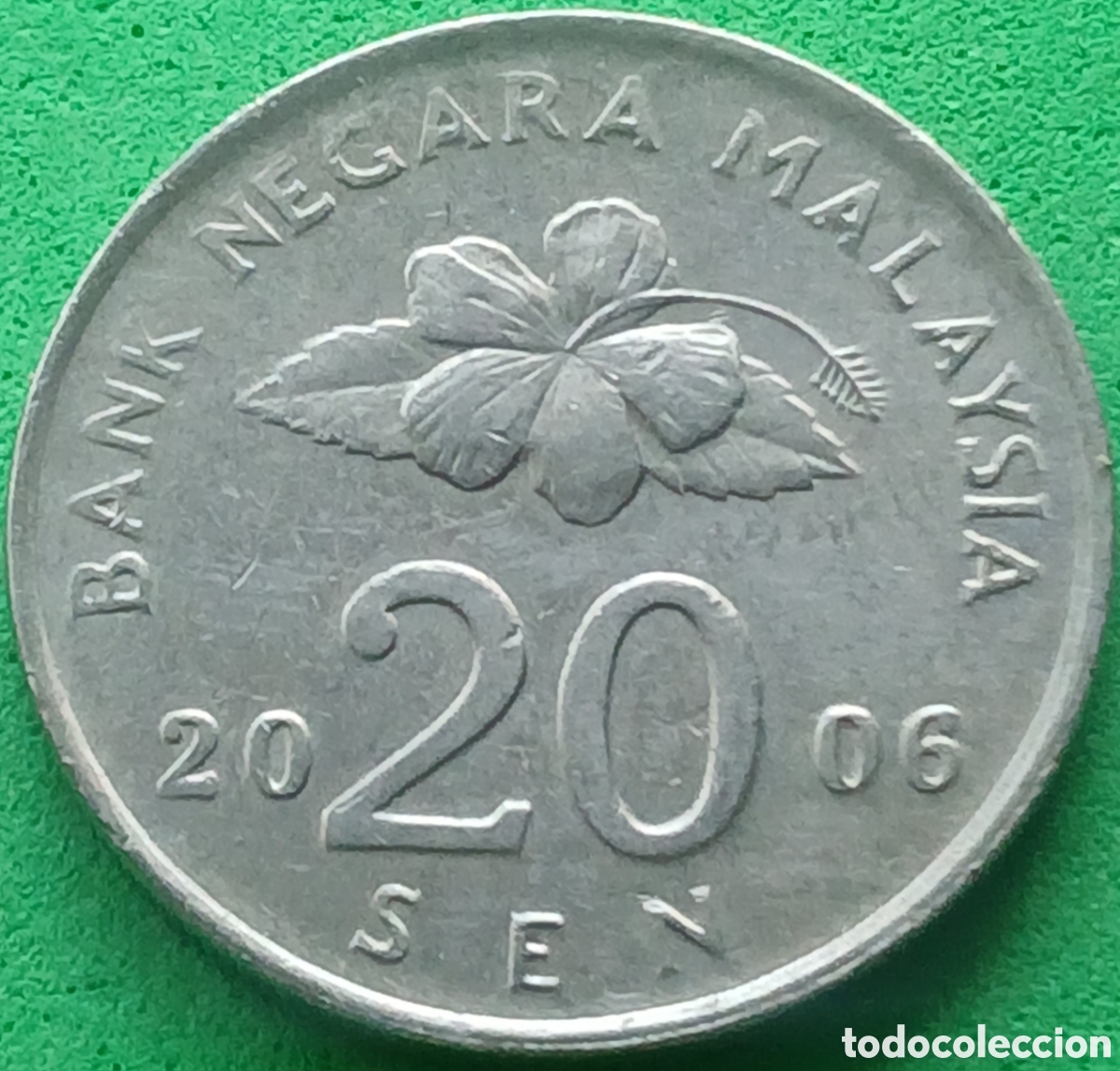 Monedas antiguas de Asia: Malasia 20 sen 2006 km#52