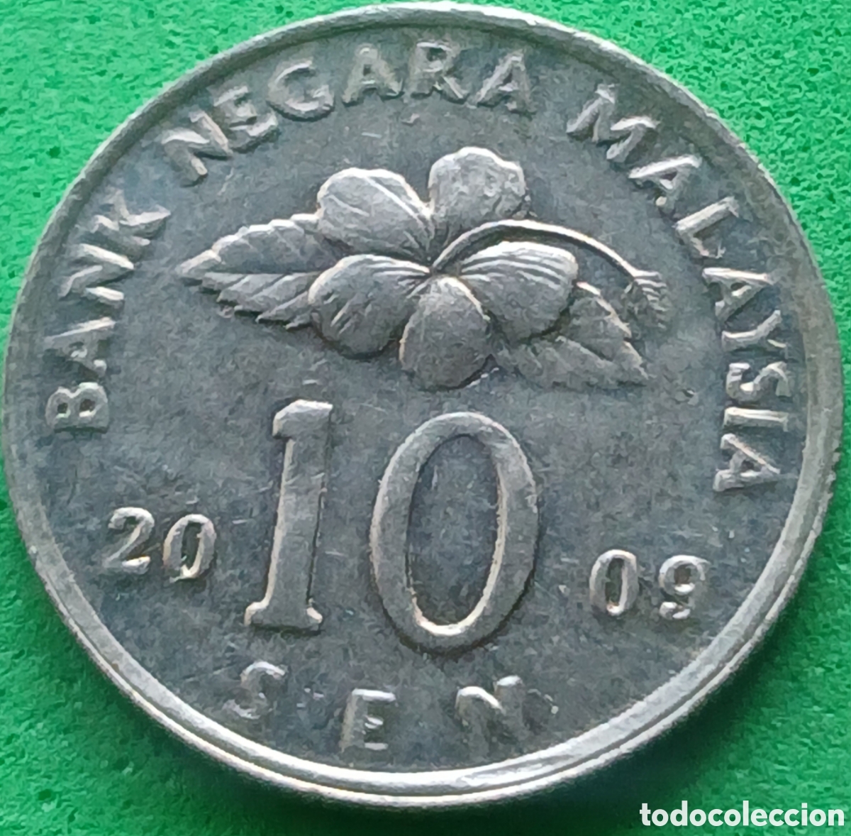 Monedas antiguas de Asia: Malasia 10 sen 2009 km#51