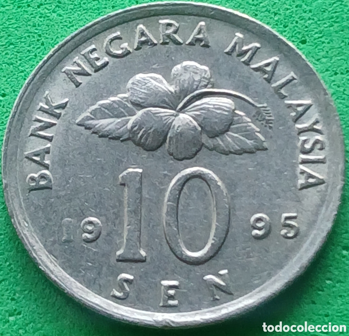 Monedas antiguas de Asia: Malasia 10 sen 1995 km#51