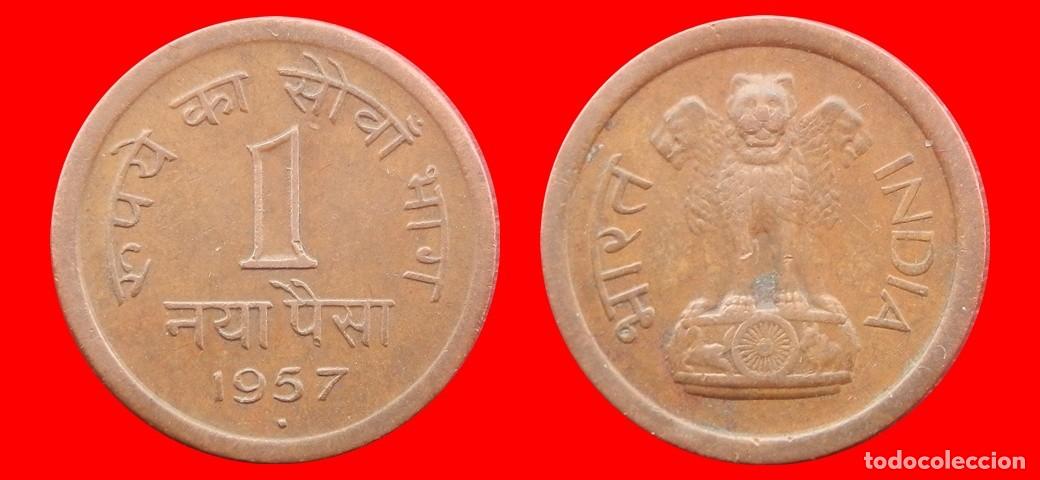 Monedas antiguas de Asia: 1 PAISA 1957 INDIA-143591