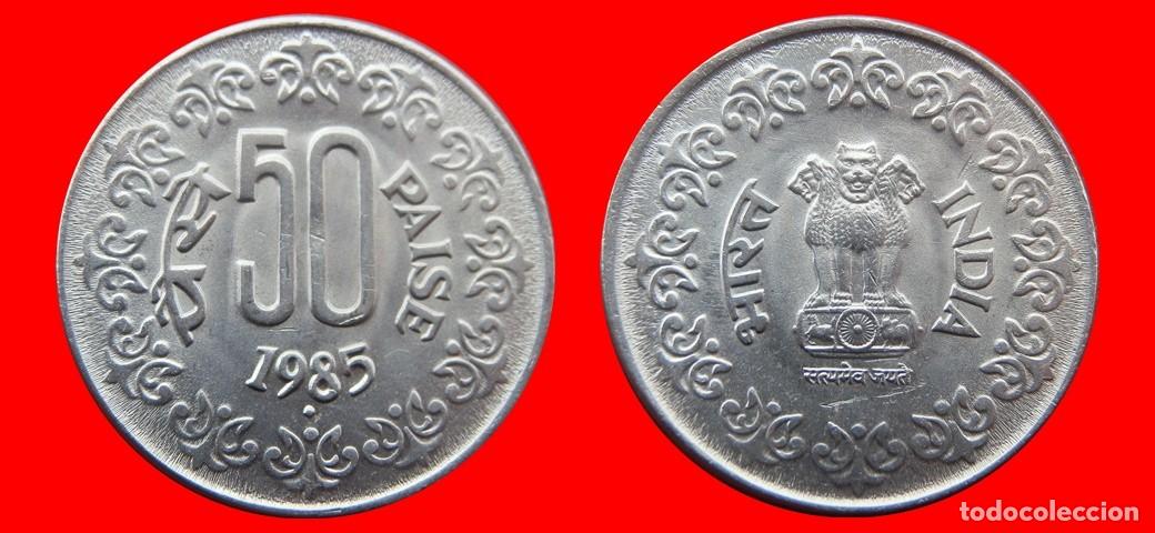 Monedas antiguas de Asia: 50 PAISE 1985 INDIA-143595