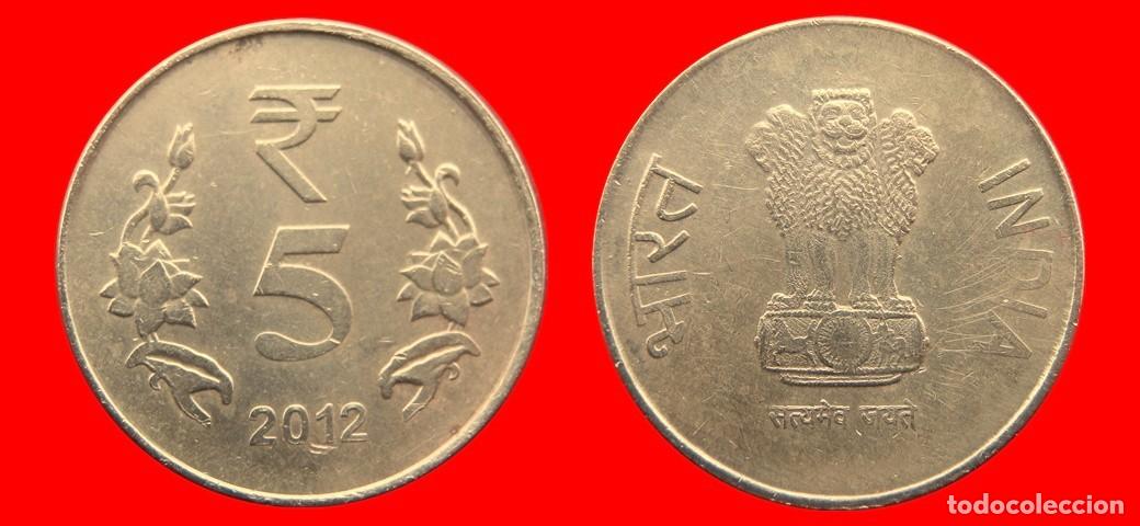 Monedas antiguas de Asia: 5 RUPIAS 2012 INDIA-143602