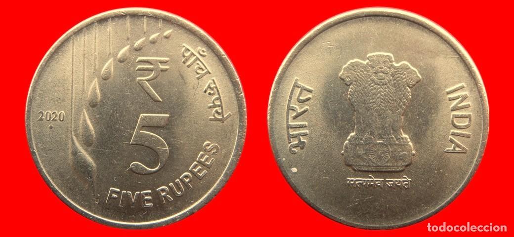 Monedas antiguas de Asia: 5 RUPIAS 2020 INDIA-143605