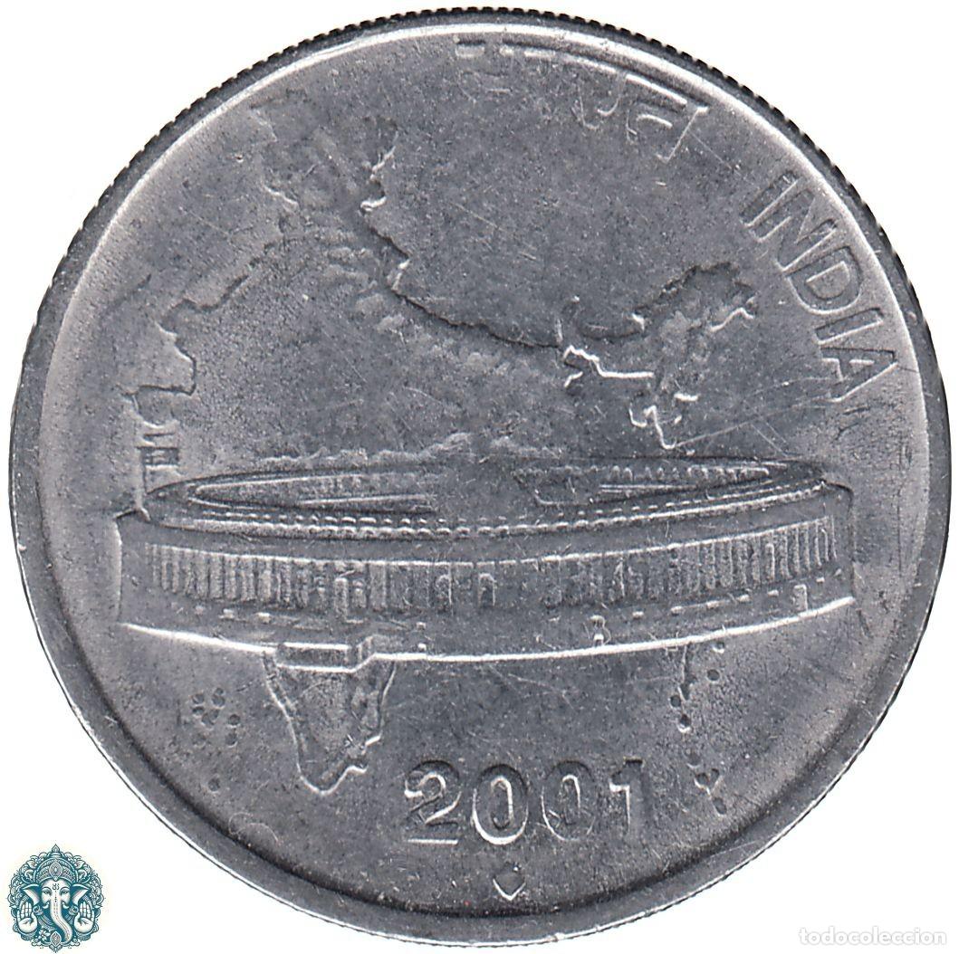 Monedas antiguas de Asia: INDIA 50 Paisa 2001 Ceca &diams; Bombay KM#69
