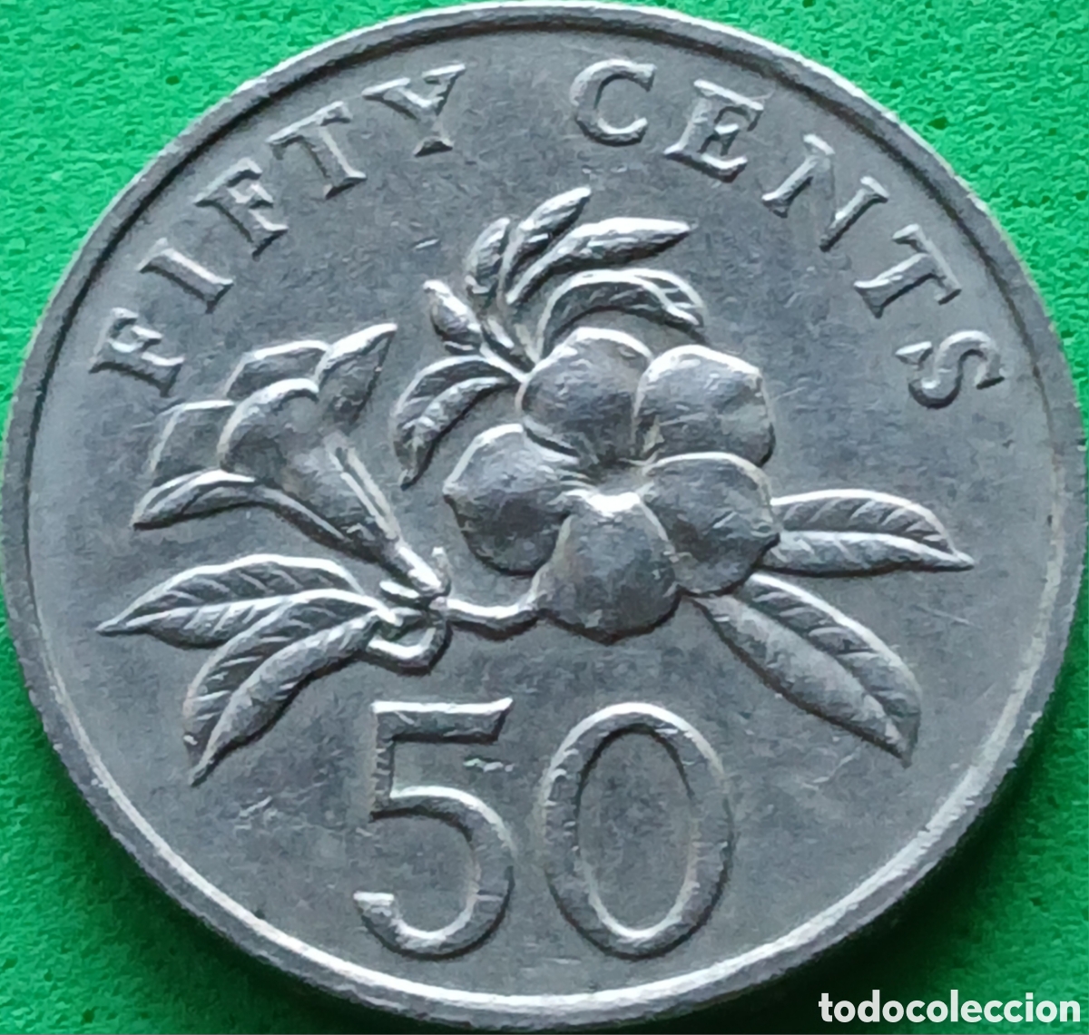 Monedas antiguas de Asia: Singapur fifty cents 2009 km#102