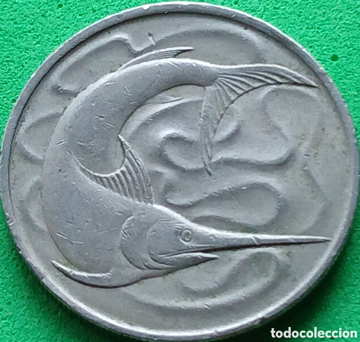Monedas antiguas de Asia: Singapur 20 cents 1967 km#4